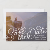 Foto mit Handschrift Save The Date (Vorderseite)