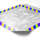 Foto mit hellen Streifen (Ecke)