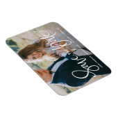 Foto mit Hübscher Hand Save the Date Magnet (Rechte Seite)