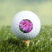 Foto mit hübscher rosa Blume Golfball (Insitu T-Shirt)