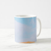 Foto mit Liegestühlen und Sonnenschirm Kaffeetasse (VorderseiteRechts)