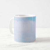 Foto mit Liegestühlen und Sonnenschirm Kaffeetasse (Vorderseite Links)