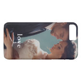 Foto mit Minimalistischer Liebe Case-Mate iPhone Hülle (Rückseite (Horizontal))