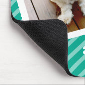 Foto mit modernem Zickzack Muster und Individuelle Mousepad (Ecke)