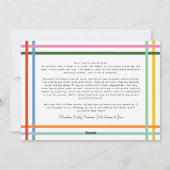 Foto mit modernen Wavy-Frame-Farbtönen Weihnachten (Rückseite)