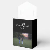 Foto mit Monogramm Geschenkschachtel (Geöffnet)