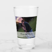 Foto mit Monogramm Glas (Vorderseite)