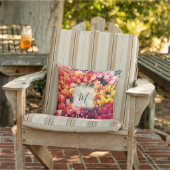 Foto mit Monogramm Kissen (Stuhl)