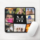 Foto-Mit Monogramm-Maus-Pad hochladen Mousepad (Mit Mouse)