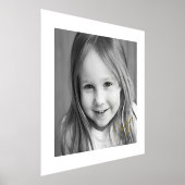 Foto mit Name und Jahr in Gold oder Silber Foliendrucke (Ablage )