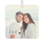 Foto mit Namenseingängen Autolufterfrischer (Rückseite)