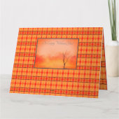 Foto mit Orange Karte (Rückseite)