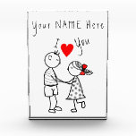 Foto mit personalisiertem Namen - Couple-Liebe<br><div class="desc">I Liebe Sie - Individuelle Name / Text - Romantische Liebe Geschenk - Wählen Sie Ihre Lieblingsfarben / Name Ihrer LIEBE hinzufügen !</div>