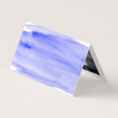 Foto mit Pinselstrich Save the Date Visitenkarten (Rückseite)