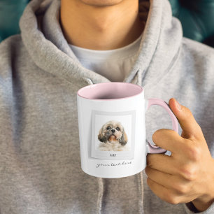 Foto mit Rahmen für Personalisierte Hunde Happy Ho Tasse