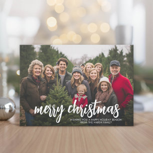 Foto mit riesigem FROHES Weihnachten - Rot Grün K