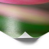 Foto mit rosa Tulip-Wanddekor drucken (Ecke)