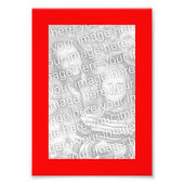 Foto mit rotem 12x18 (Vorne)