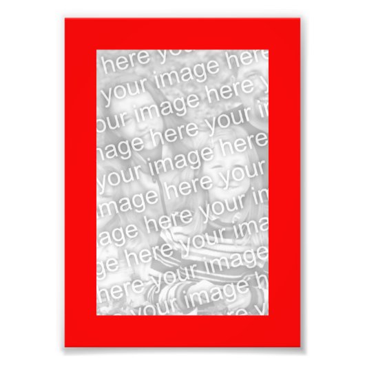 Foto mit rotem 12x18 (Vorne)