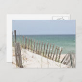 Foto mit Sanddünen Postkarte (Vorne/Hinten)