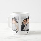 Foto mit Schriftzug 'Mom Established' Kaffeetasse (Vorderseite Links)