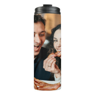 Foto mit Speckessen anpassen personalisieren Thermosbecher