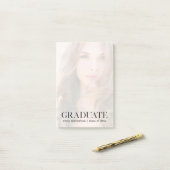 Foto mit Text und Overlay Post-it Klebezettel (Auf Schreibtisch)