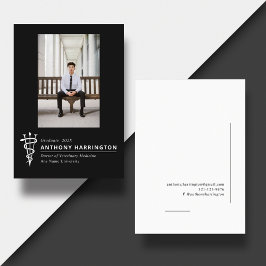 Foto mit Veterinärzeichen Schwarz-weiß Ankündigung