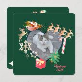 Foto mit Weihnachtsmann (Vorne/Hinten)