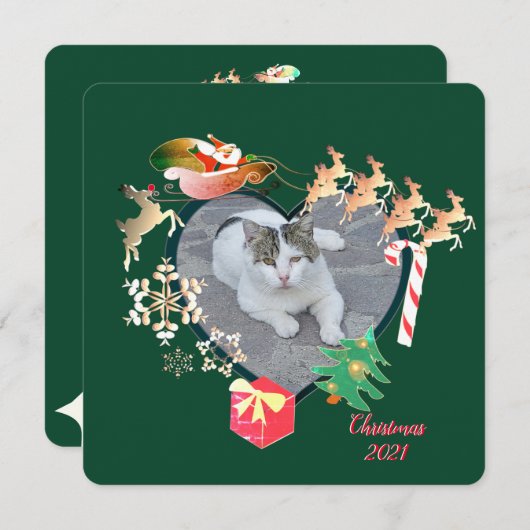 Foto mit Weihnachtsmann (Vorne/Hinten)