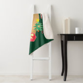 Foto mit Weihnachtsmann Sherpadecke (Beispiel)