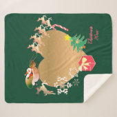 Foto mit Weihnachtsmann Sherpadecke (Vorderseite (Horizontal))