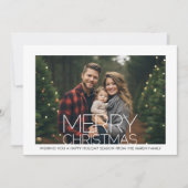 Foto mit weißem Rand - Retro-Muster Weihnachten (Vorderseite)