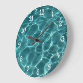 Foto mit weißer Nummerierung, Wall-Uhr Große Wanduhr (Winkel)