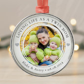 Foto mit zwei Mamas Ornament Aus Metall