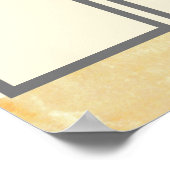 Foto Mitarbeiter der Monatserkennungsanzeige Poster (Ecke)