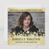 Foto Mitarbeiter des Monats ROCK STAR GOLD (Vorne/Hinten)