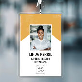 Foto Mitarbeiter Firmenlogo Corporate Security Ausweis