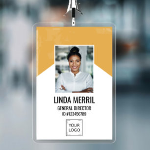 Foto Mitarbeiter Firmenlogo Corporate Security Ausweis