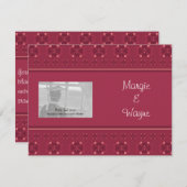 Foto-Mitteilungskarten mit Umschlägen Einladung (Vorne/Hinten)