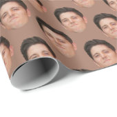 Foto Mocha Mousse Geschenkpapier für Gesicht oder  (Rolleneckpunkt)