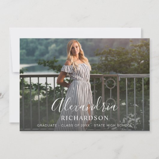 Foto-Mod-Abschluss für Skriptname - LGR-Name Einladung (Vorderseite)