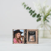 Foto-Modell oder Schauspieler-Headshot Visitenkarte (Stehend Vorderseite)