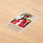 Foto Modern Arch Graduate Script Graduate Party Acryleinladungen (Ablage )