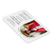 Foto Modern Arch Graduate Script Graduate Party Magnet (Rechte Seite)