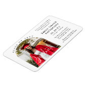 Foto Modern Arch Graduate Script Graduate Party Magnet (Linke Seite)