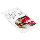 Foto Modern Arch Graduate Script Graduate Party Magnet (Rechte Seite)