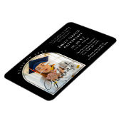 Foto Modern Arch Graduate Script Graduate Party Magnet (Linke Seite)