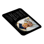 Foto Modern Arch Graduate Script Graduate Party Magnet (Rechte Seite)