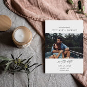 Foto Modern H Pano Save the Date Einladung